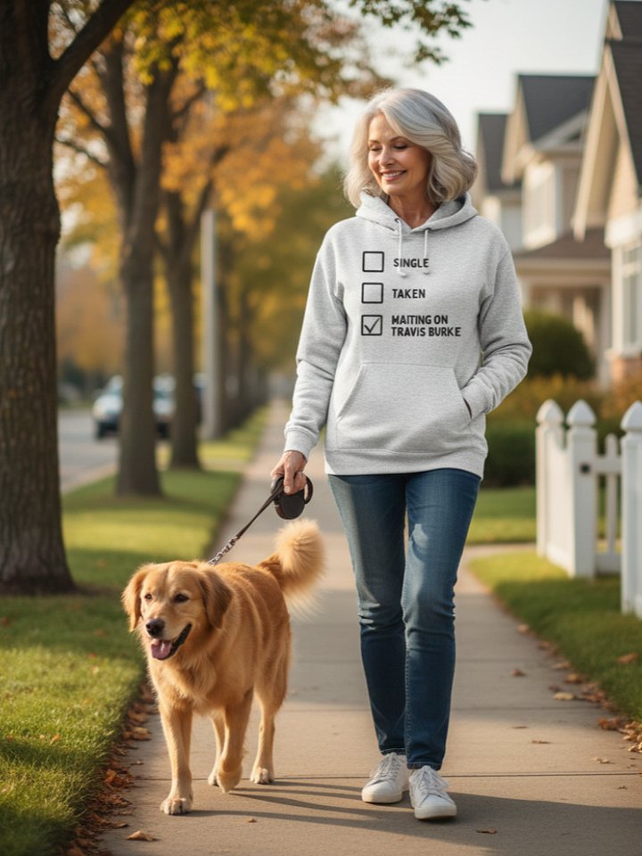 Waiting On Travis Burke Hoodie product image (1)