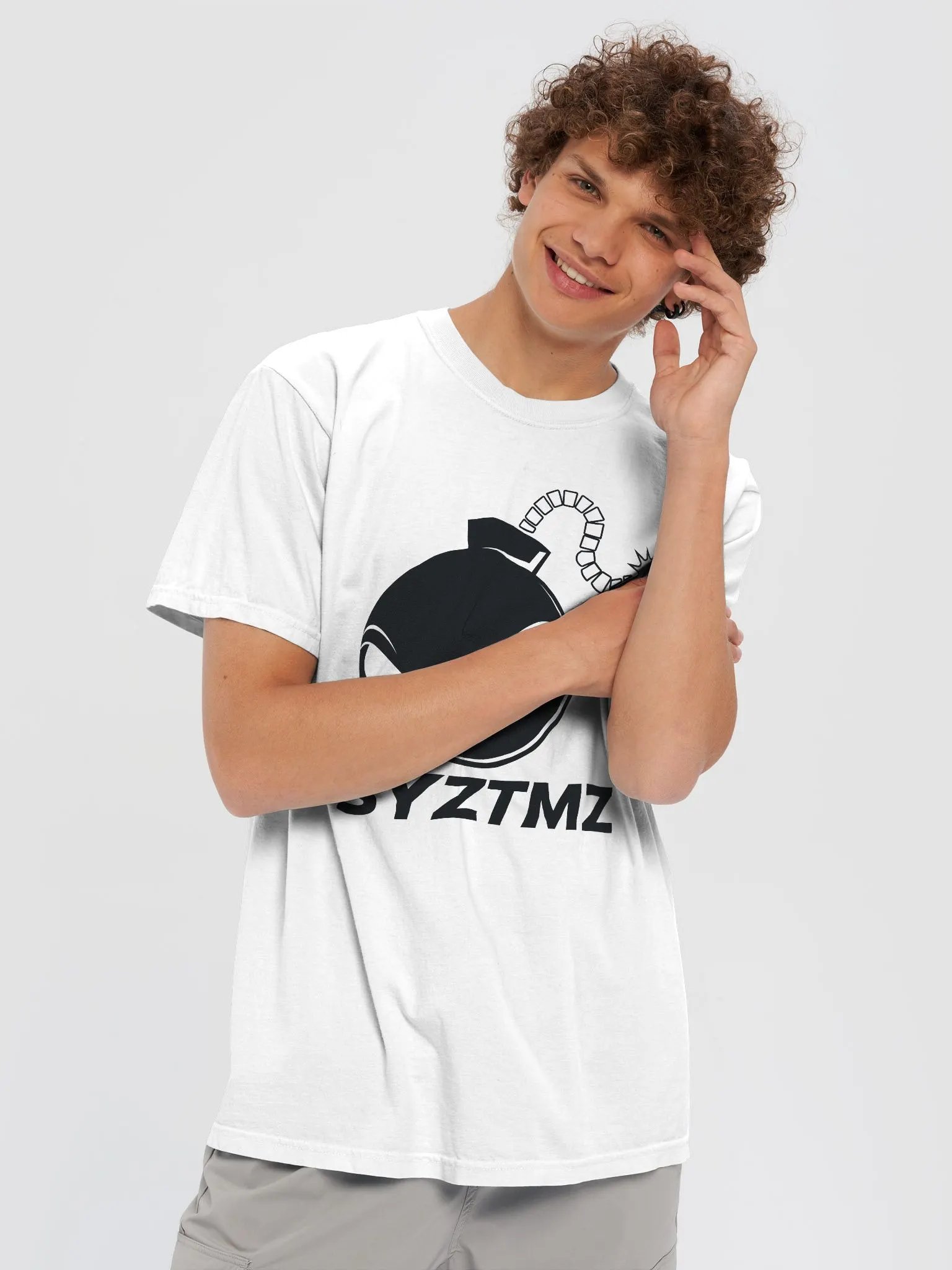 Syztmz Black Logo Shirt product image (67)