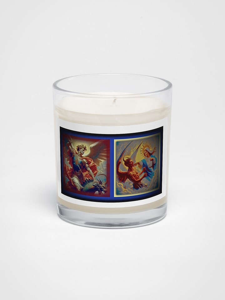 Saint Michael and the Blessed Virgin Mary Candle product image (1)