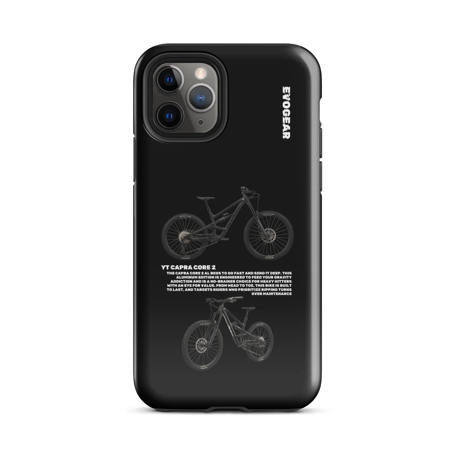Black YT Capra Core 2 iPhone Case product image (49)