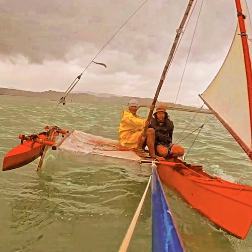 There's no brake on a rocket!
Flying along on a homebuilt Proa⚡🤯
Dominic Tarr has taught me how to sail a proa and... MAN! WA...