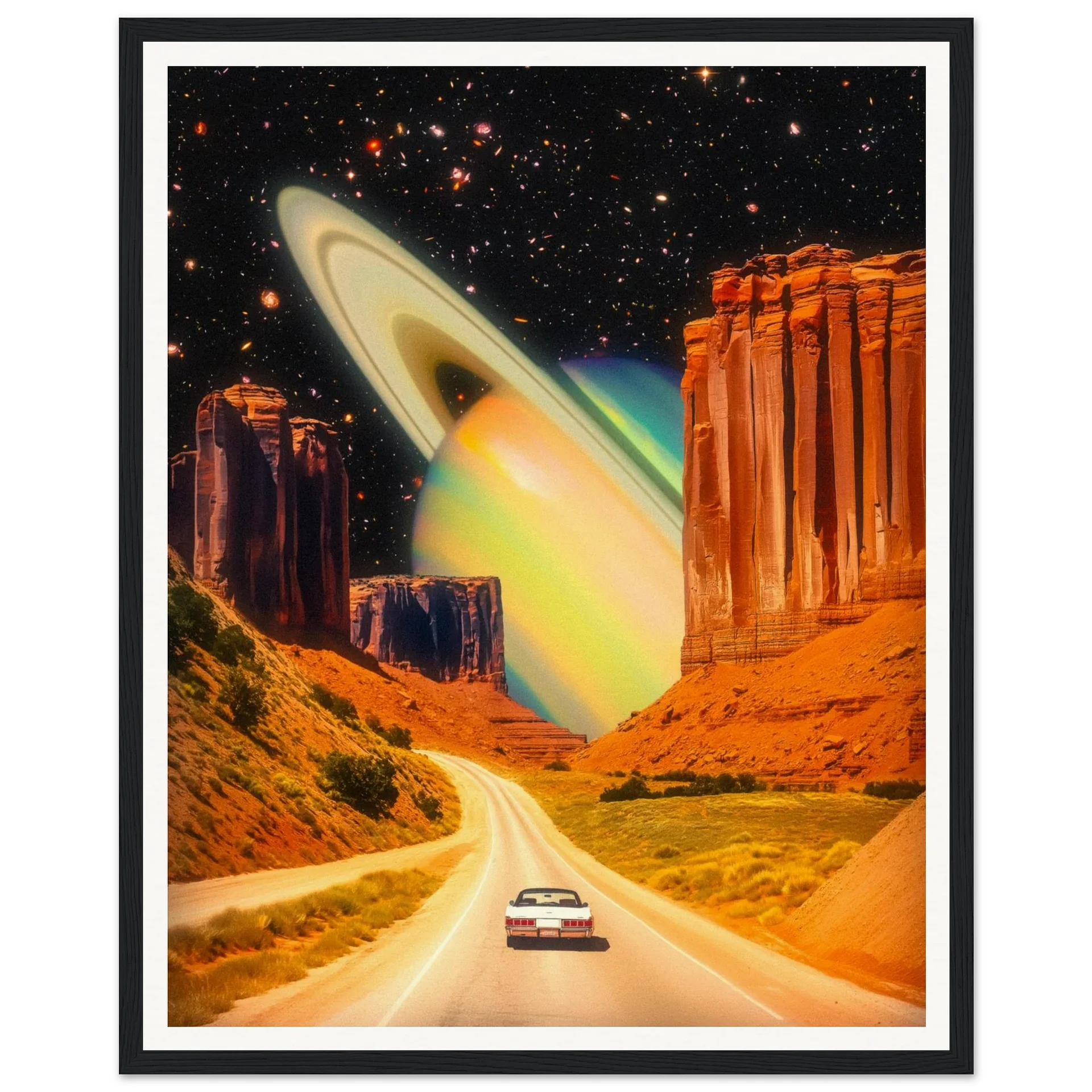 Road Trip To Saturn Wall Art