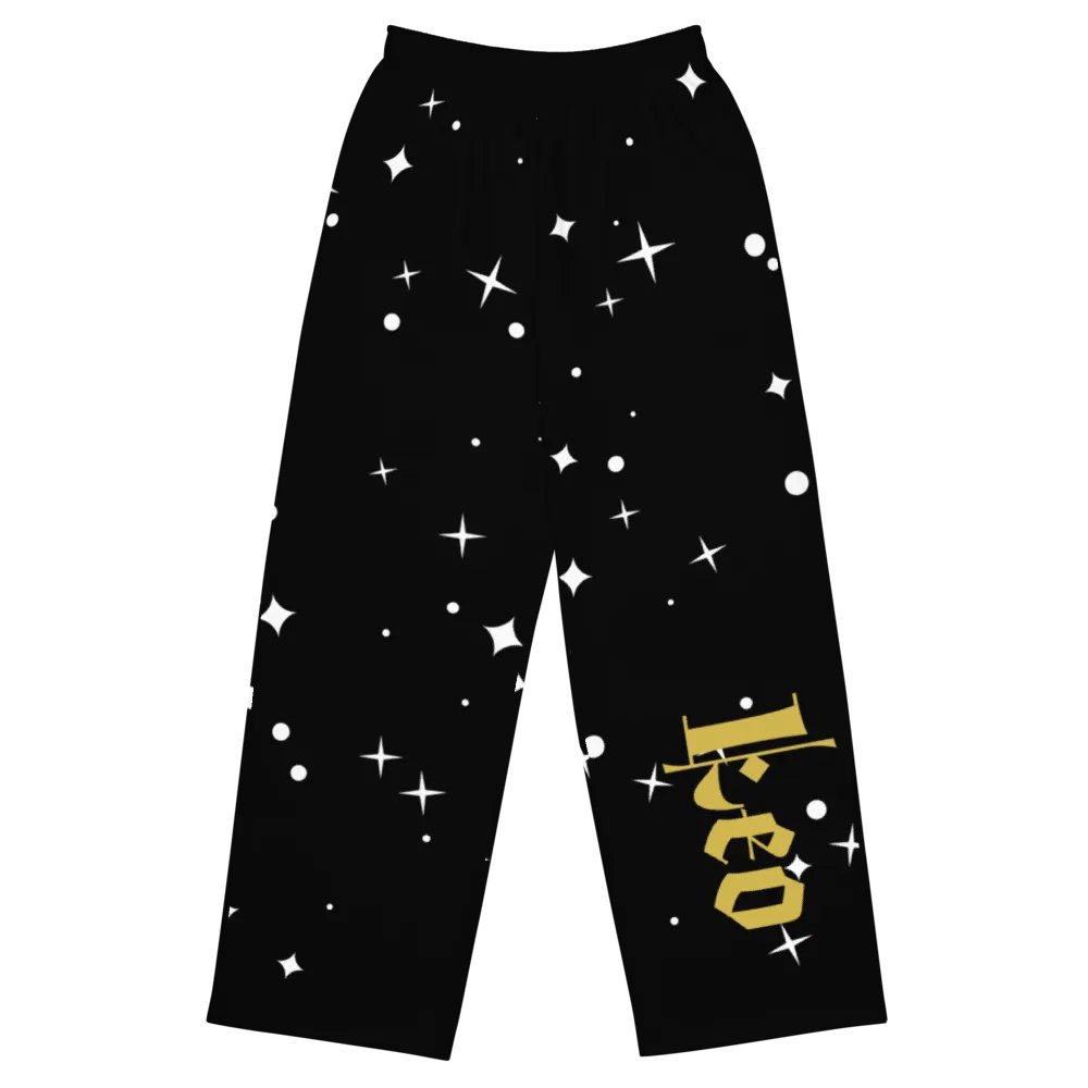 Starry Leo All-Over Wide-Leg Pants product image (1)