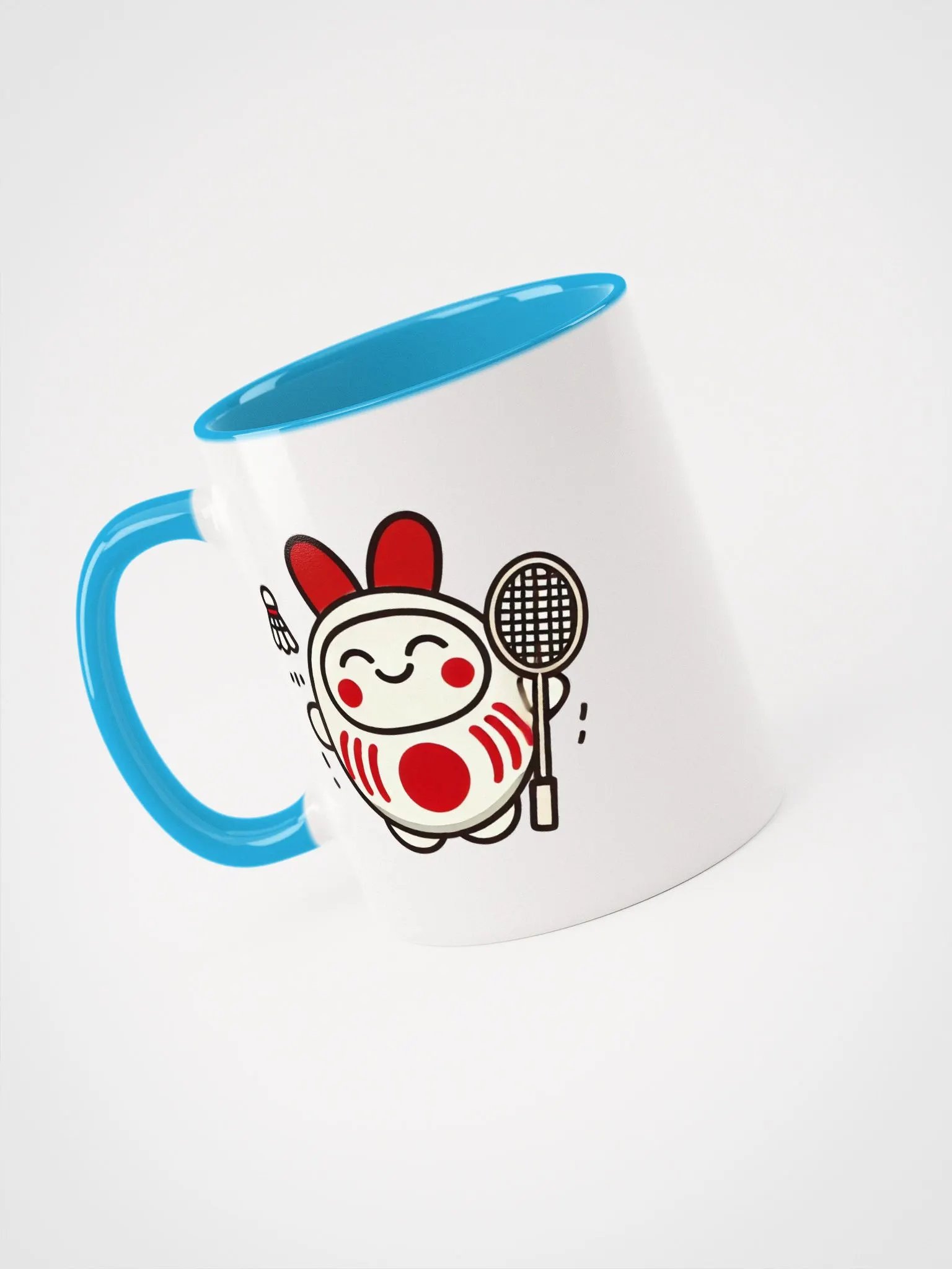 楽しいスポーツのイラスト入りセラミックマグカップ product image (2)