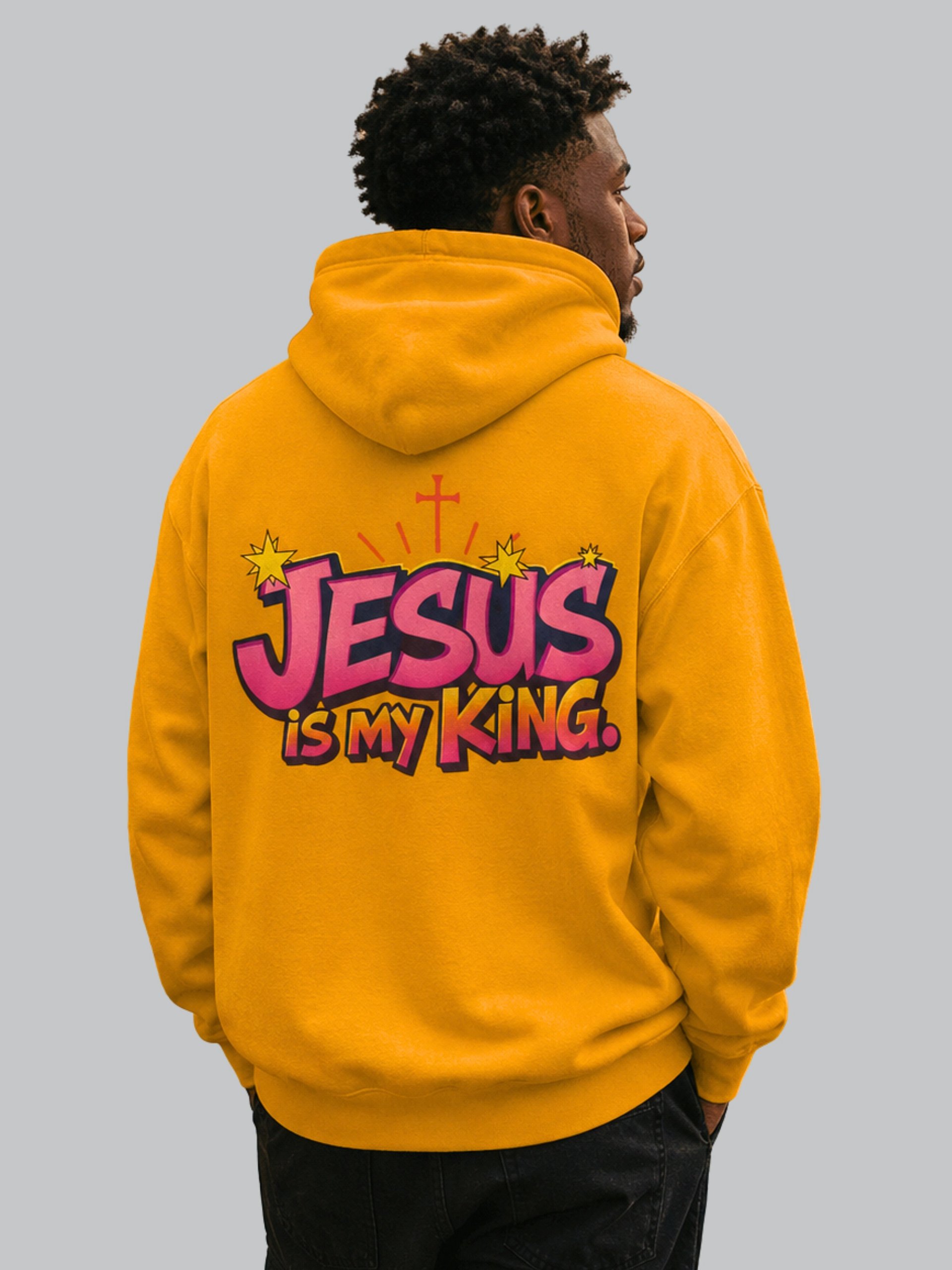 Jesus Is My King Premium Hoodie product image (1)