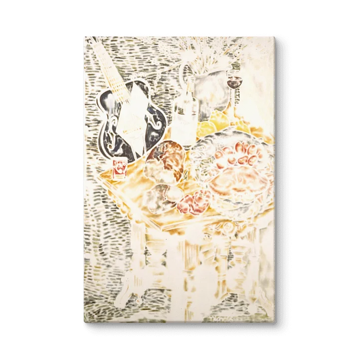 Still Life with Salmon and Crab (1989) on canvas product image (2)