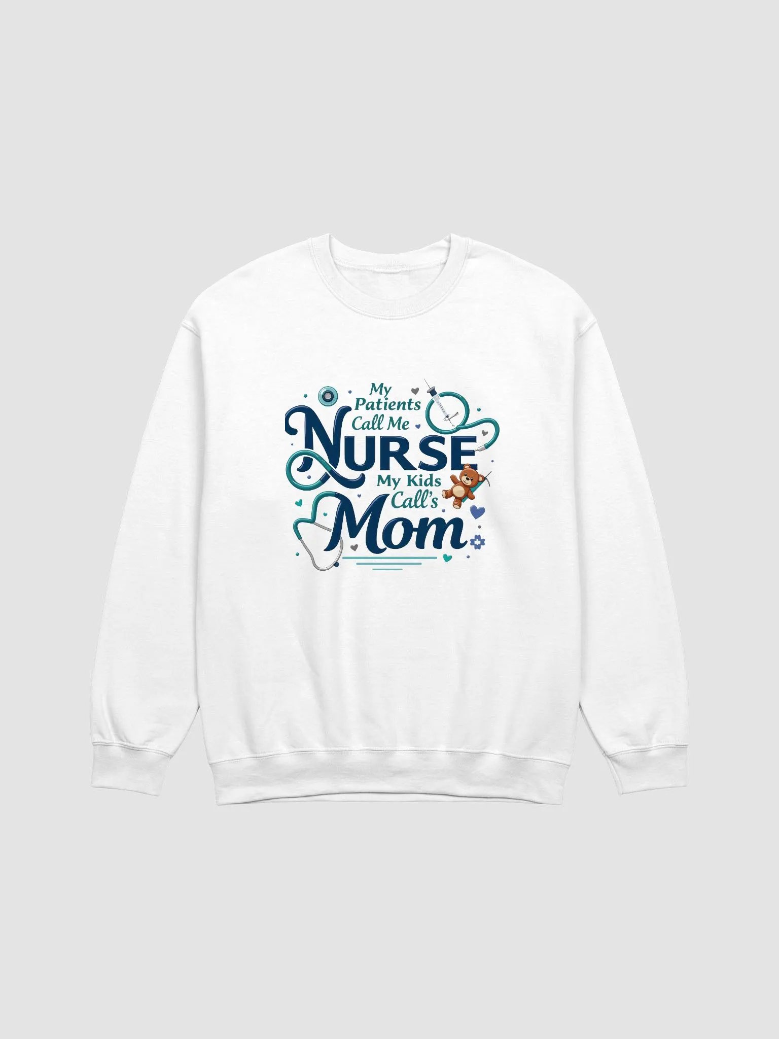 Nurse Mom Medical-Themed Crewneck Sweatshirt product image (5)