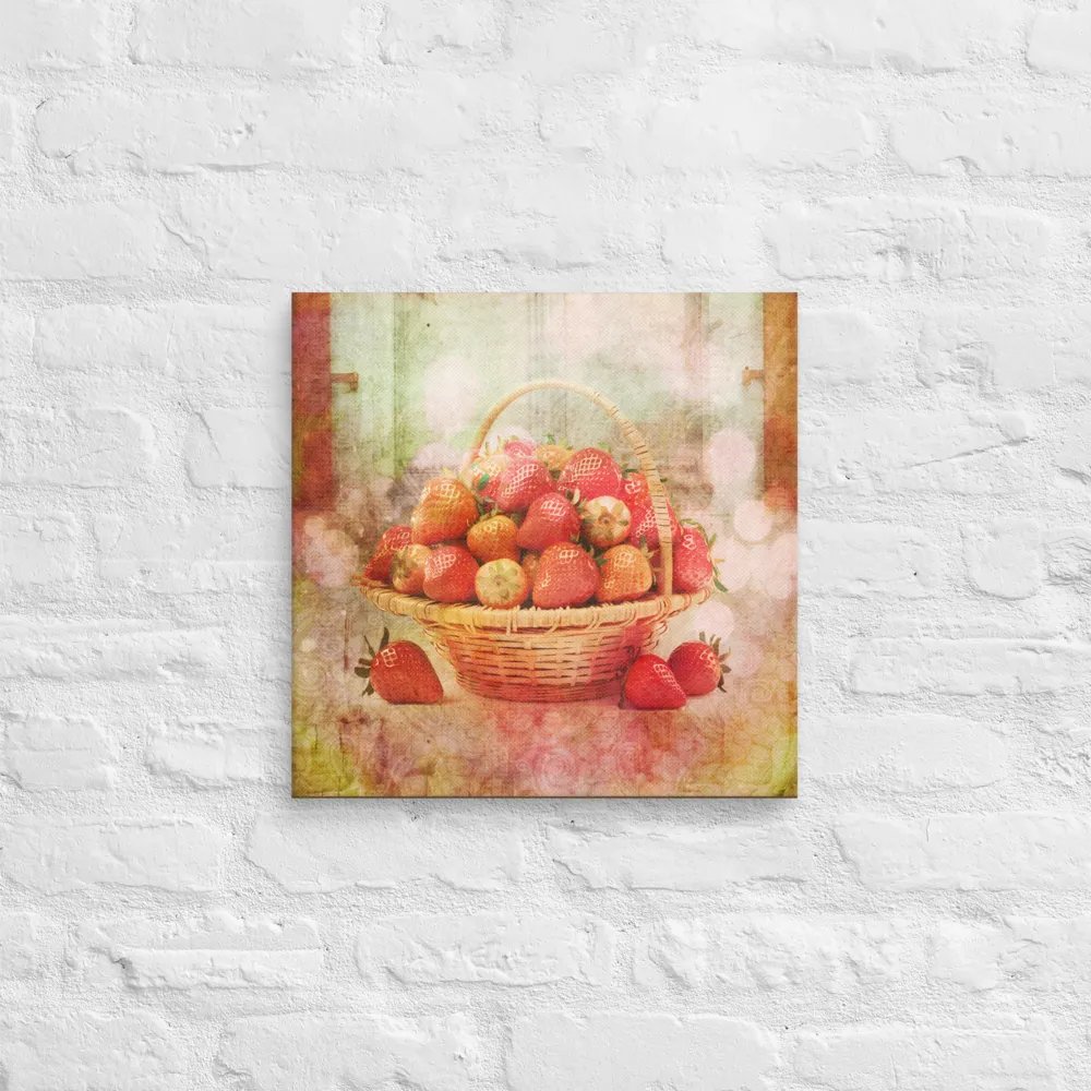 Summer Strawberry Canvas Art Print product image (11)