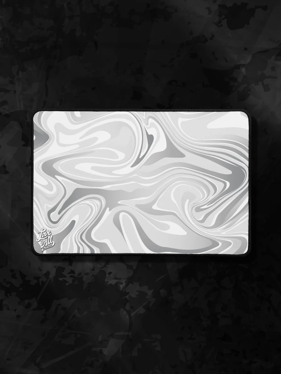 L2A White Silver Deskmat product image (1)
