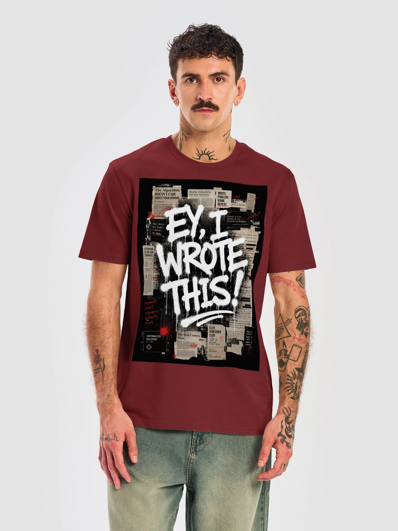 EY, I WROTE THIS! Graphic Tee for Writers & Content Creators product image (90)