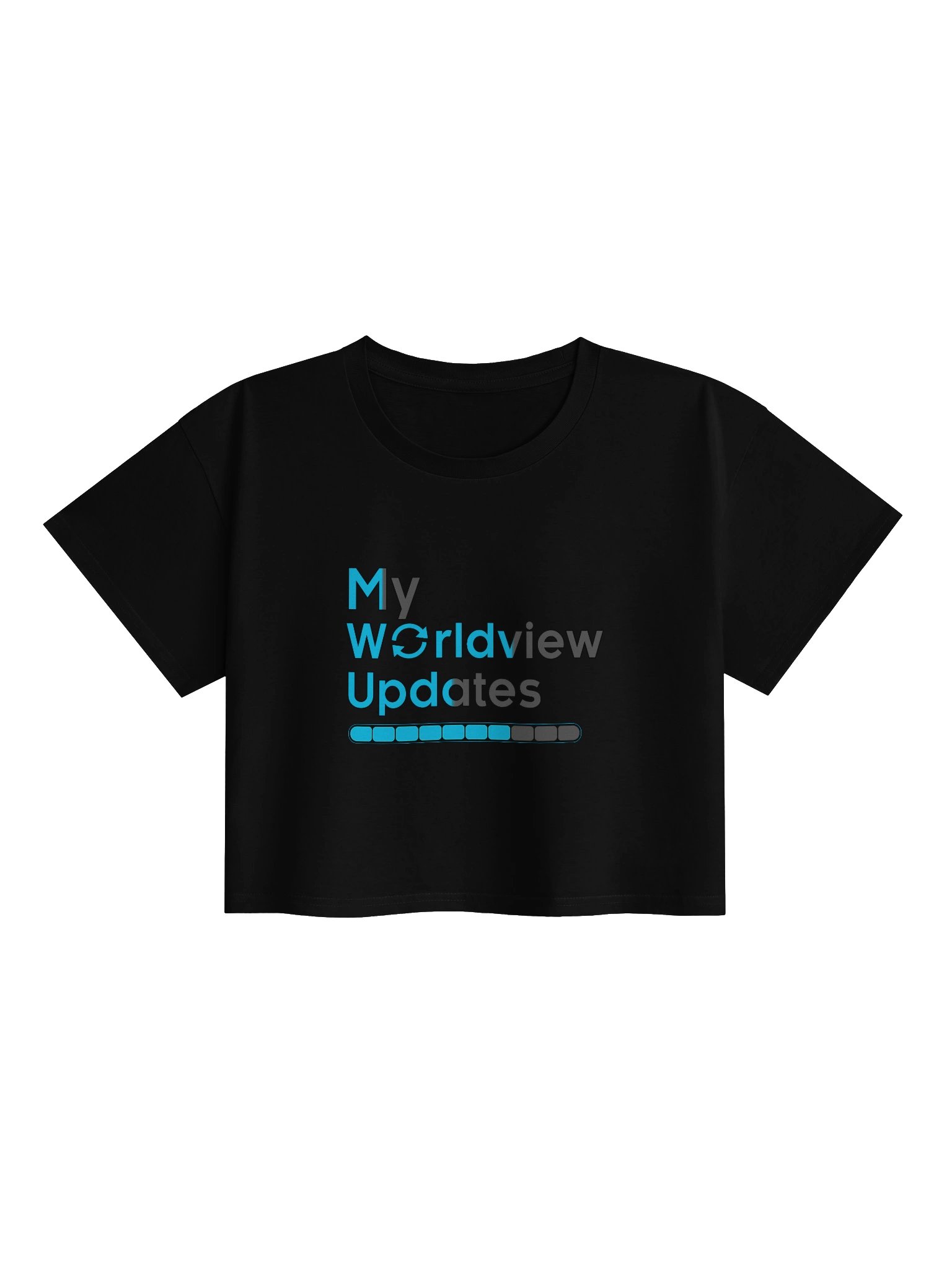 My Worldview Updates - Women’s Premium Crop Top product image (1)
