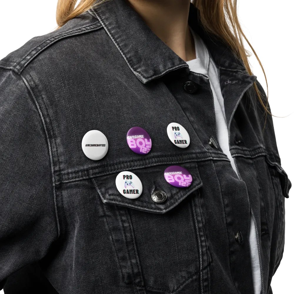 AWESOMEBOY122 Pin Buttons Set product image (17)
