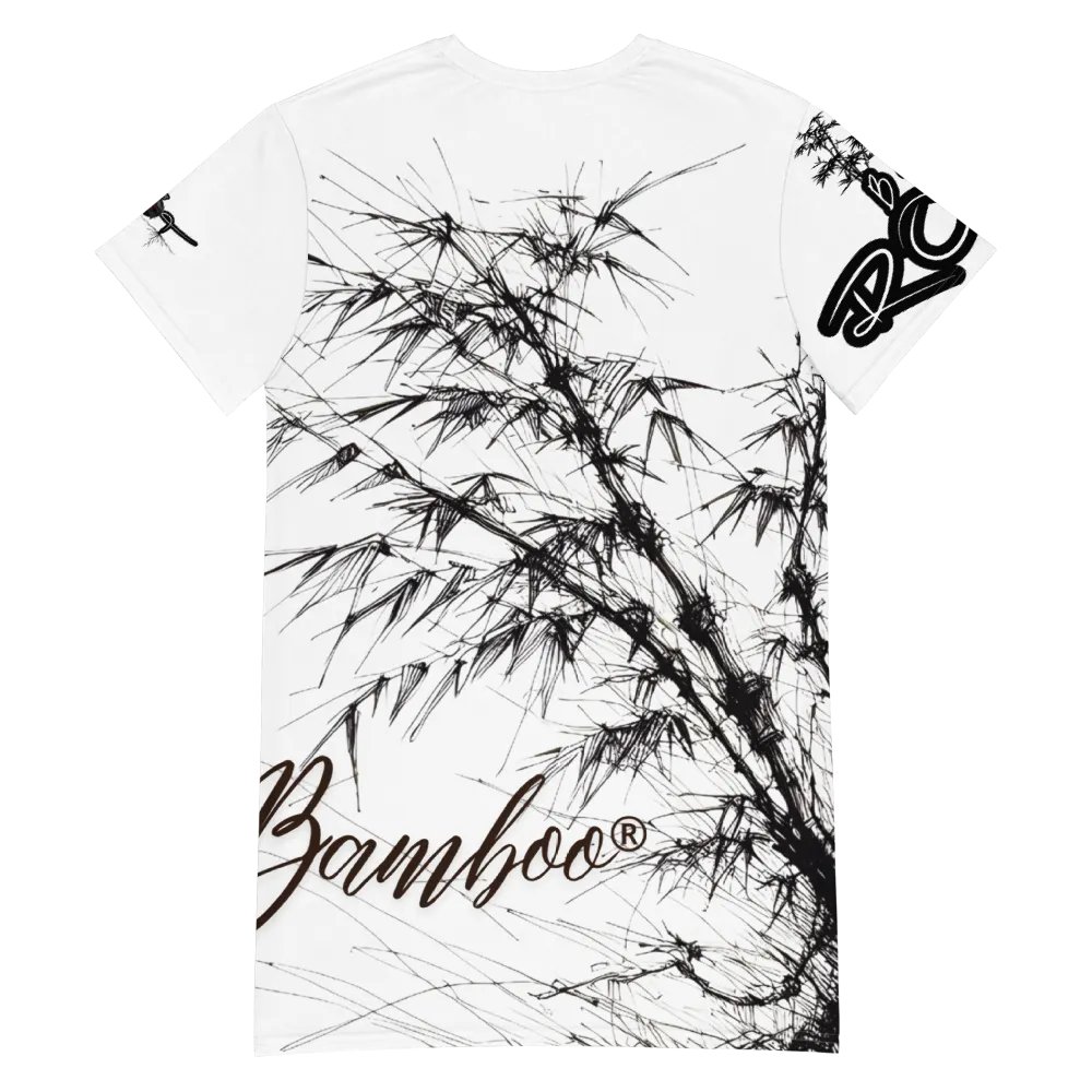 Bamboo Print T-Shirt Dress product image (11)