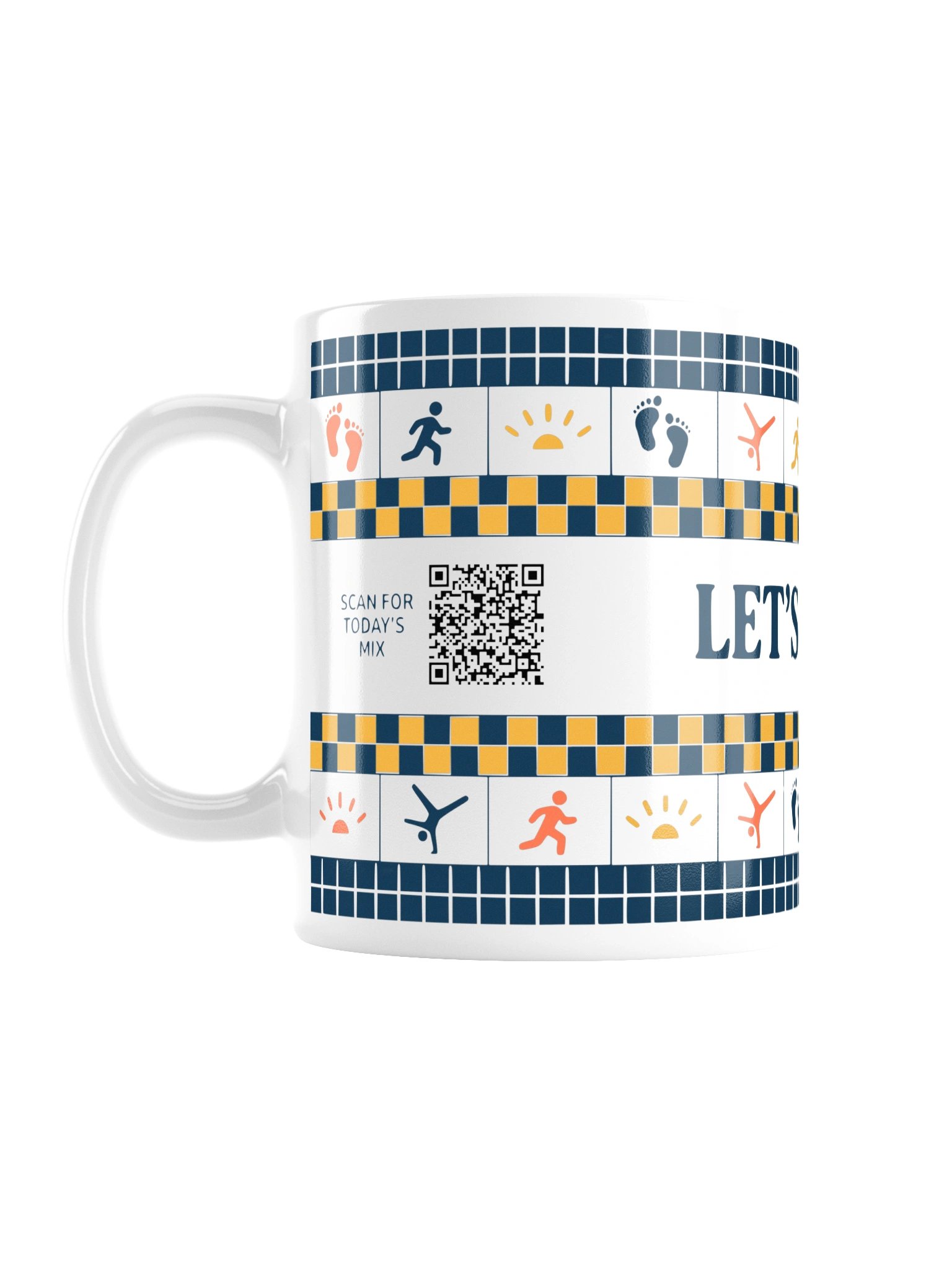 Let’s Move a Little Mug | Tiles product image (1)