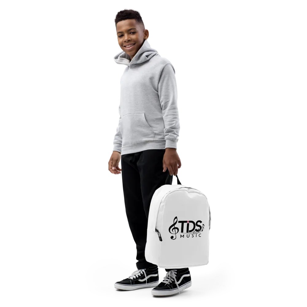 TDS Music Minimalist Backpack - All-Over Print, White, Water-Resistant, Fits 15" Laptop product image (11)