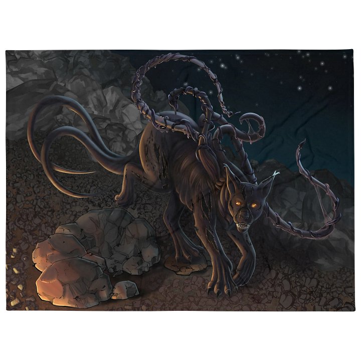 Here Kitty Kitty Kitty Printed Throw Blanket product image (1)