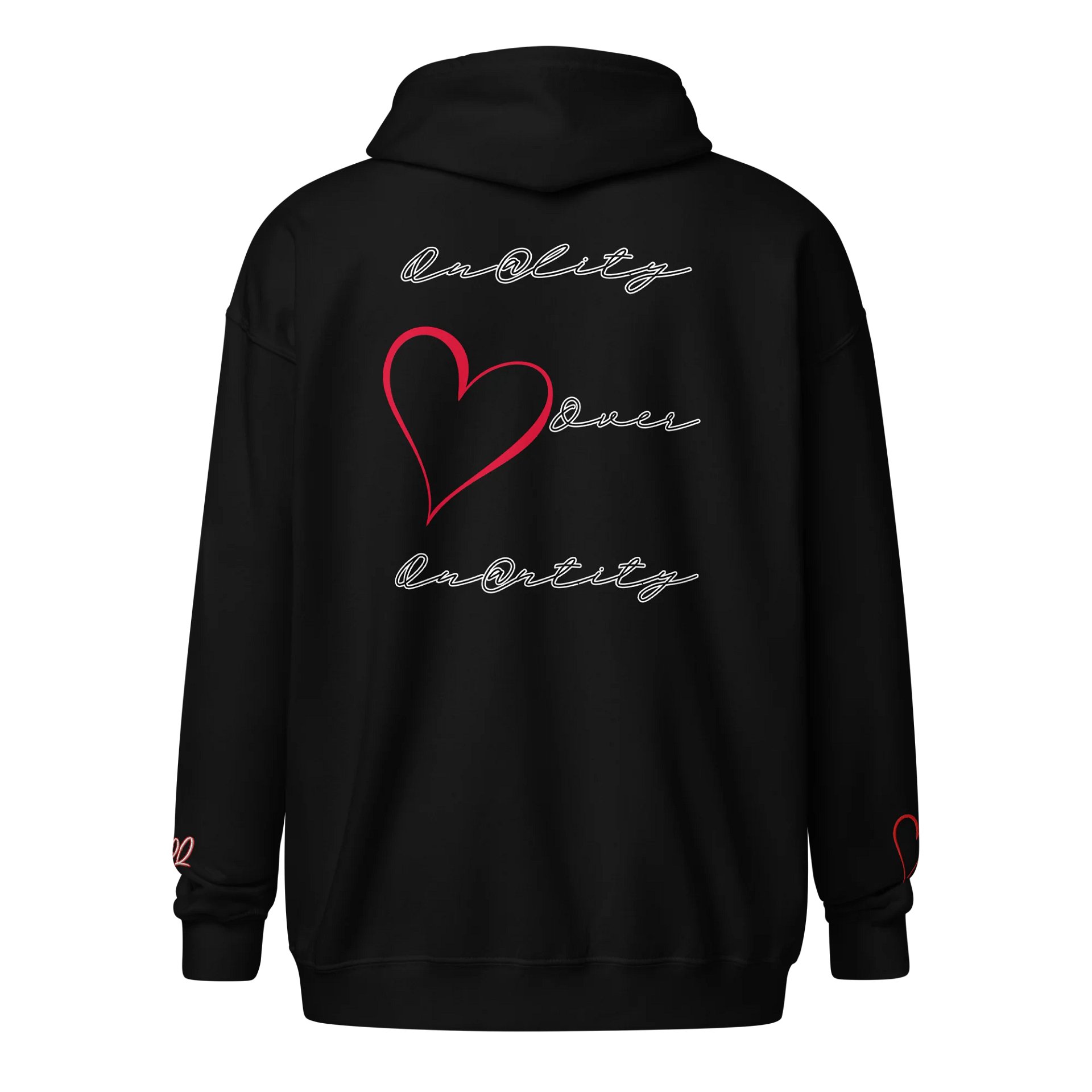 Qu@lity He@rts Zip hoodie product image (2)