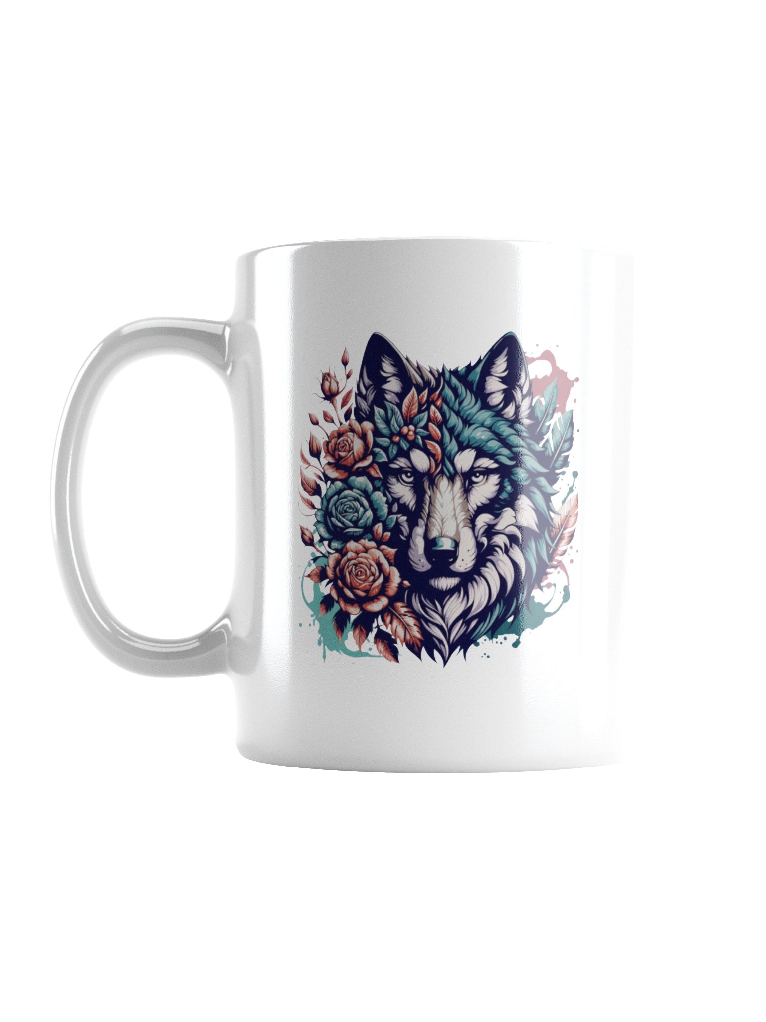 Wild Wolf Nature Art Coffee Mug product image (2)