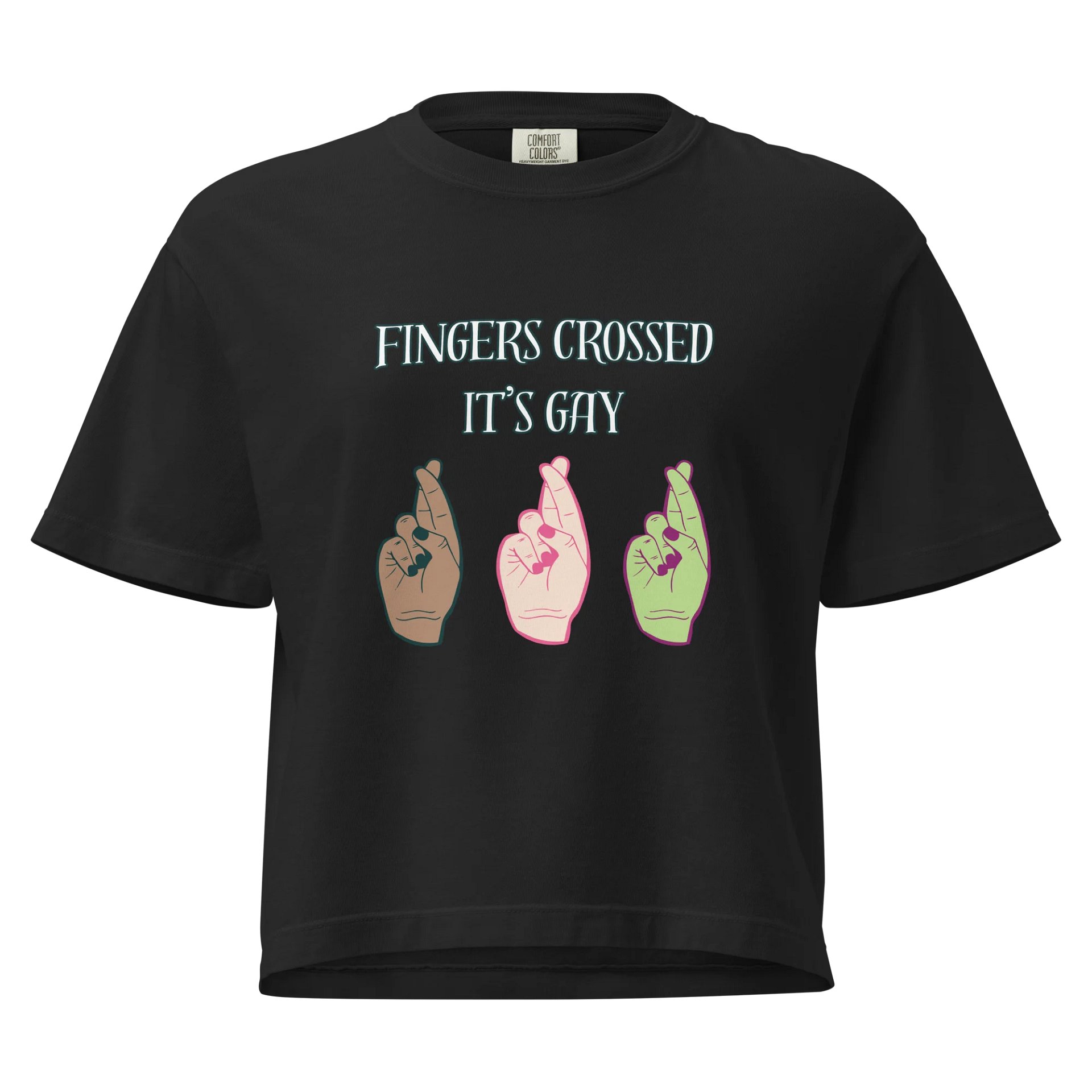 Fingers Crossed Boxy Tee product image (1)