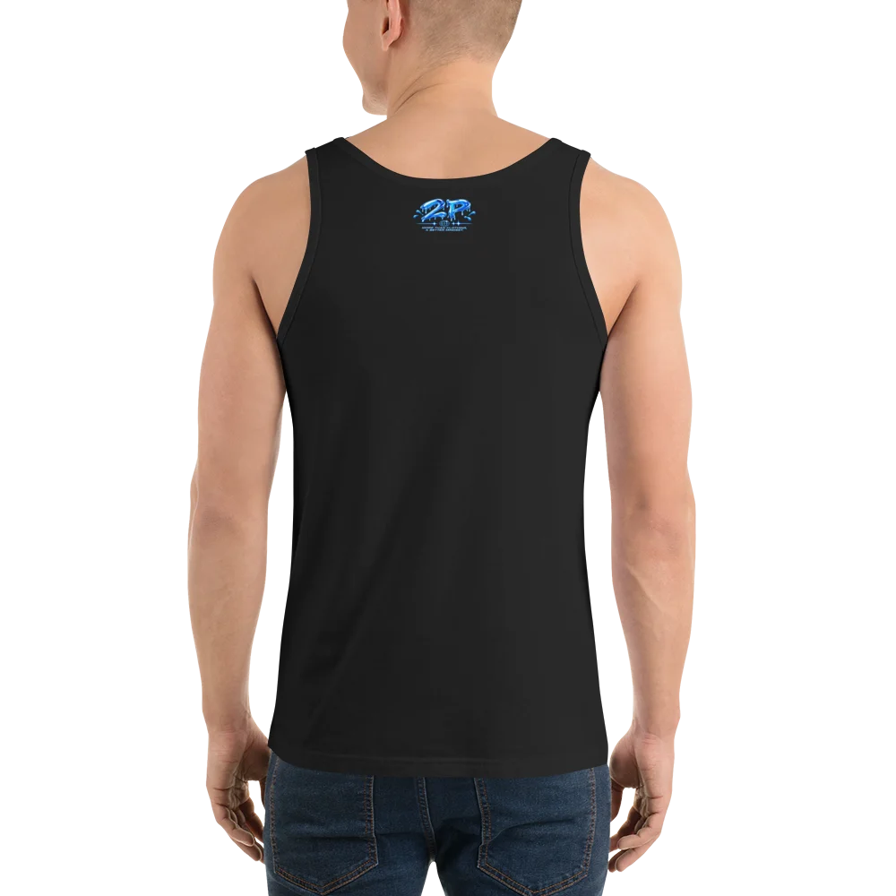 Blue 2P Bear Spill Graphic Tank product image (5)