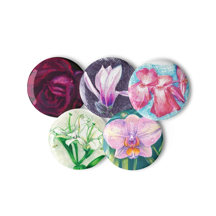 Flora Pin Button Set product image (3)