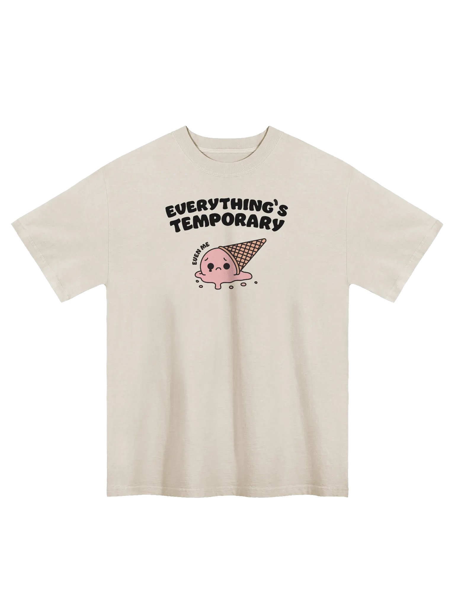 Melted Cream Oversized Shirt product image (3)