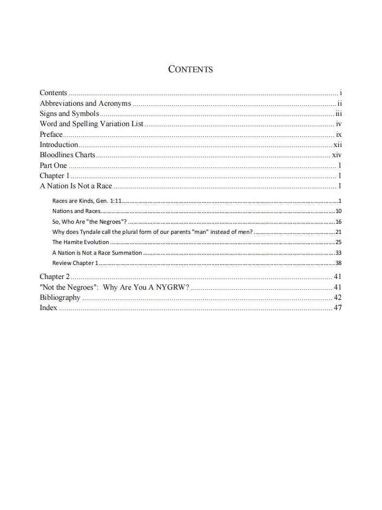 Free Chapter: So, Ytiomology, Who Are The Negroes? product image (2)