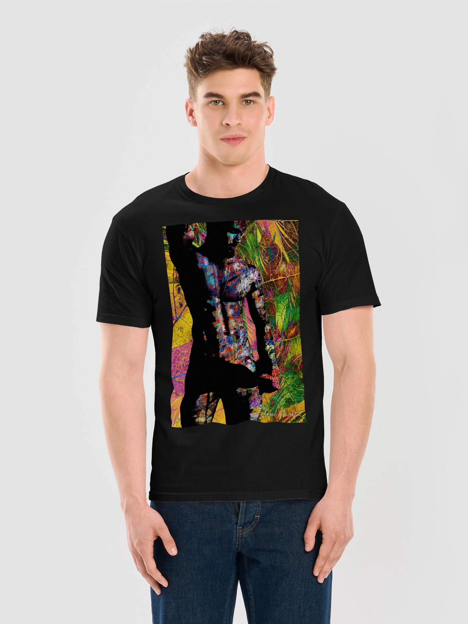 Colorburst Silhouette Art Tee product image (73)