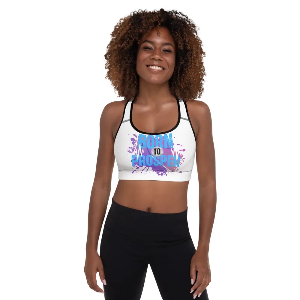 Born to Prosper Energetic Vibes Dance Padded Sports Bra product image (1)