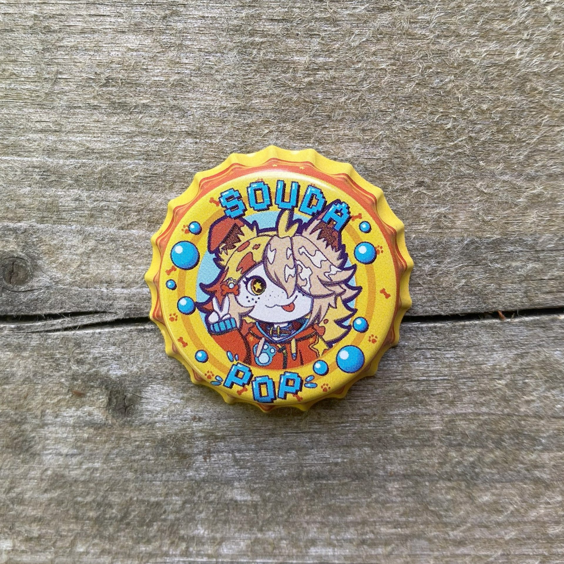 Souda Anzu Bottle Cap Pin product image (2)