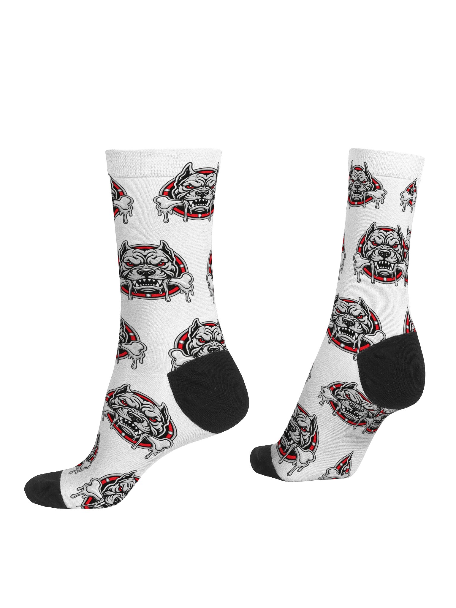 Boro Bonedawgs Crew Socks - White product image (4)