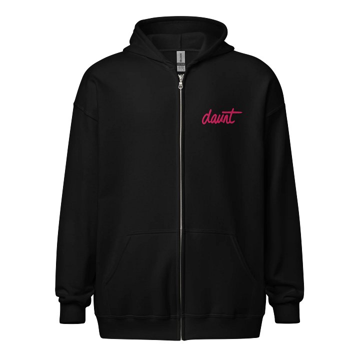 [Black/Pink] daunt zipper product image (1)