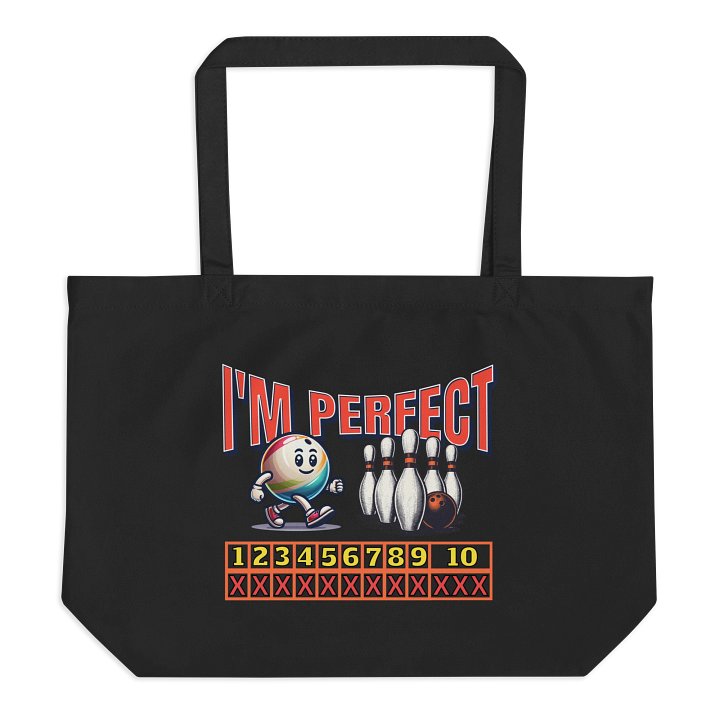 Im Perfect Bowling Strike Eco Tote product image (1)