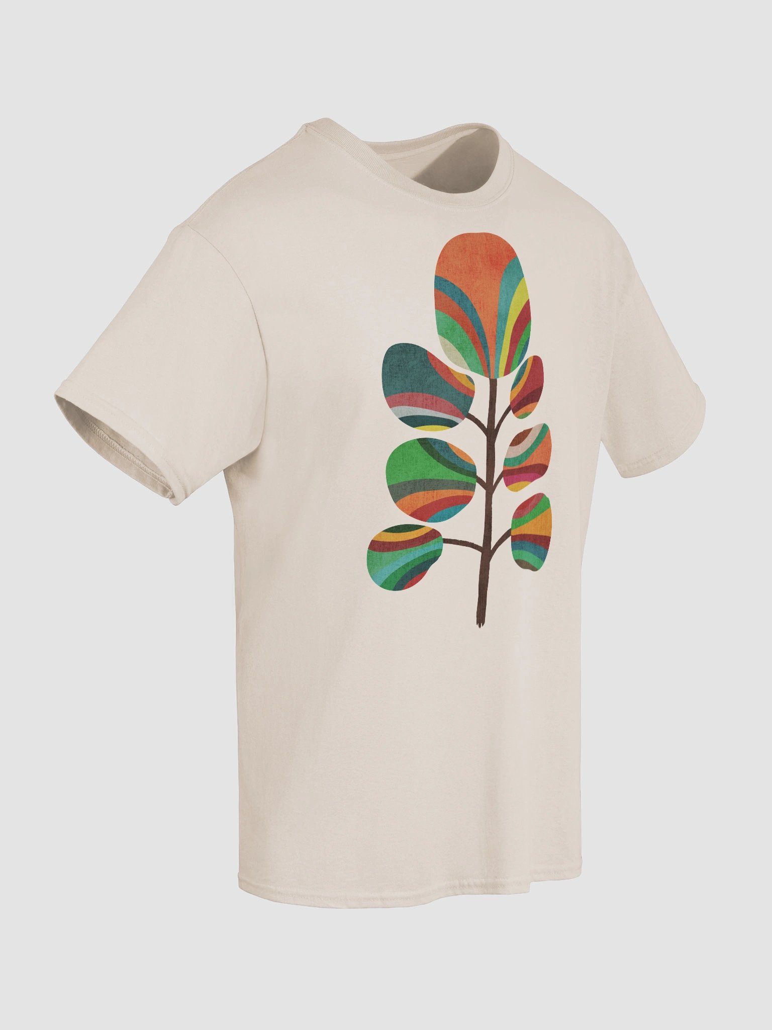 The rainbow tree graphic t-shirt product image (68)