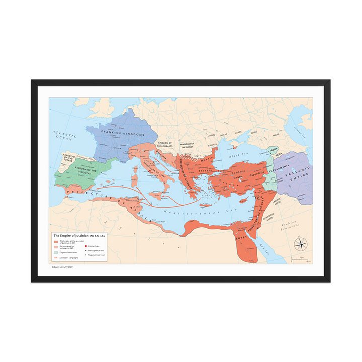 Empire of Justinian - Framed Poster product image (1)