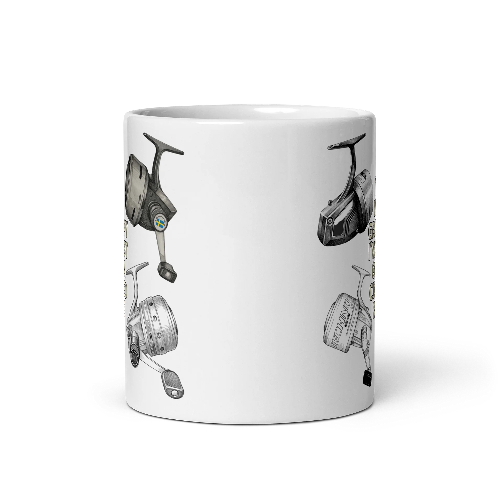 "I'm Not Grumpy" Closed Face Reel Mug product image (3)