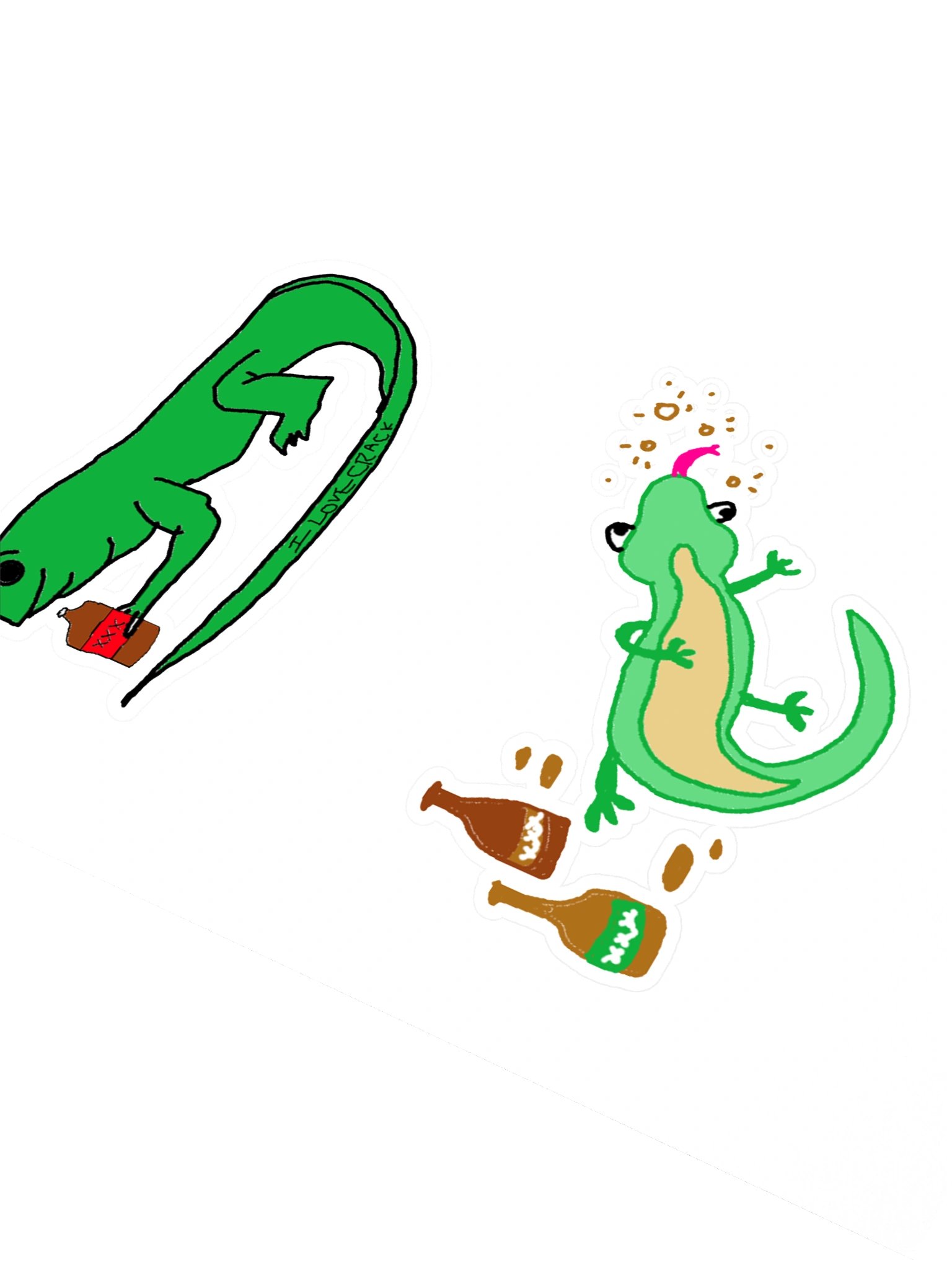 Gartic Phone Lizard Nonsense Sticker product image (2)