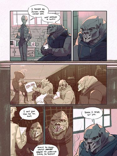 Just let him have his government-issued cat! 😩

The small snippets of dialogue in XCOM: Chimera Squad are so endearing and ne...