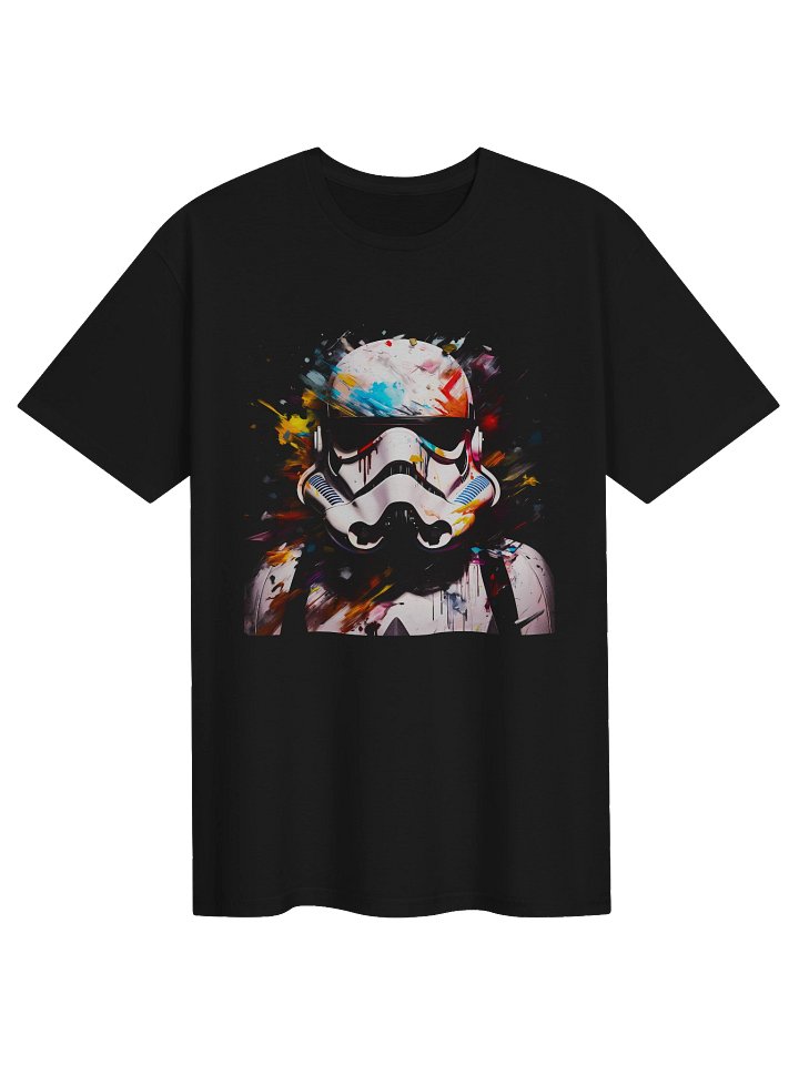 Color Splash Space Trooper Graphic T-Shirt | Sci-Fi Streetwear Tee product image (1)