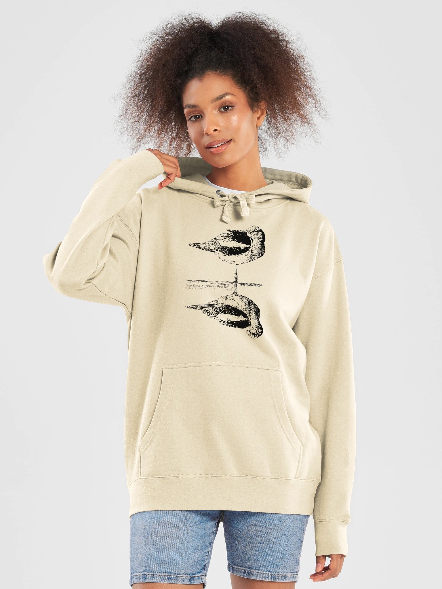 Bear River Migratory Bird Refuge American Avocet Premium Hoodie product image (45)