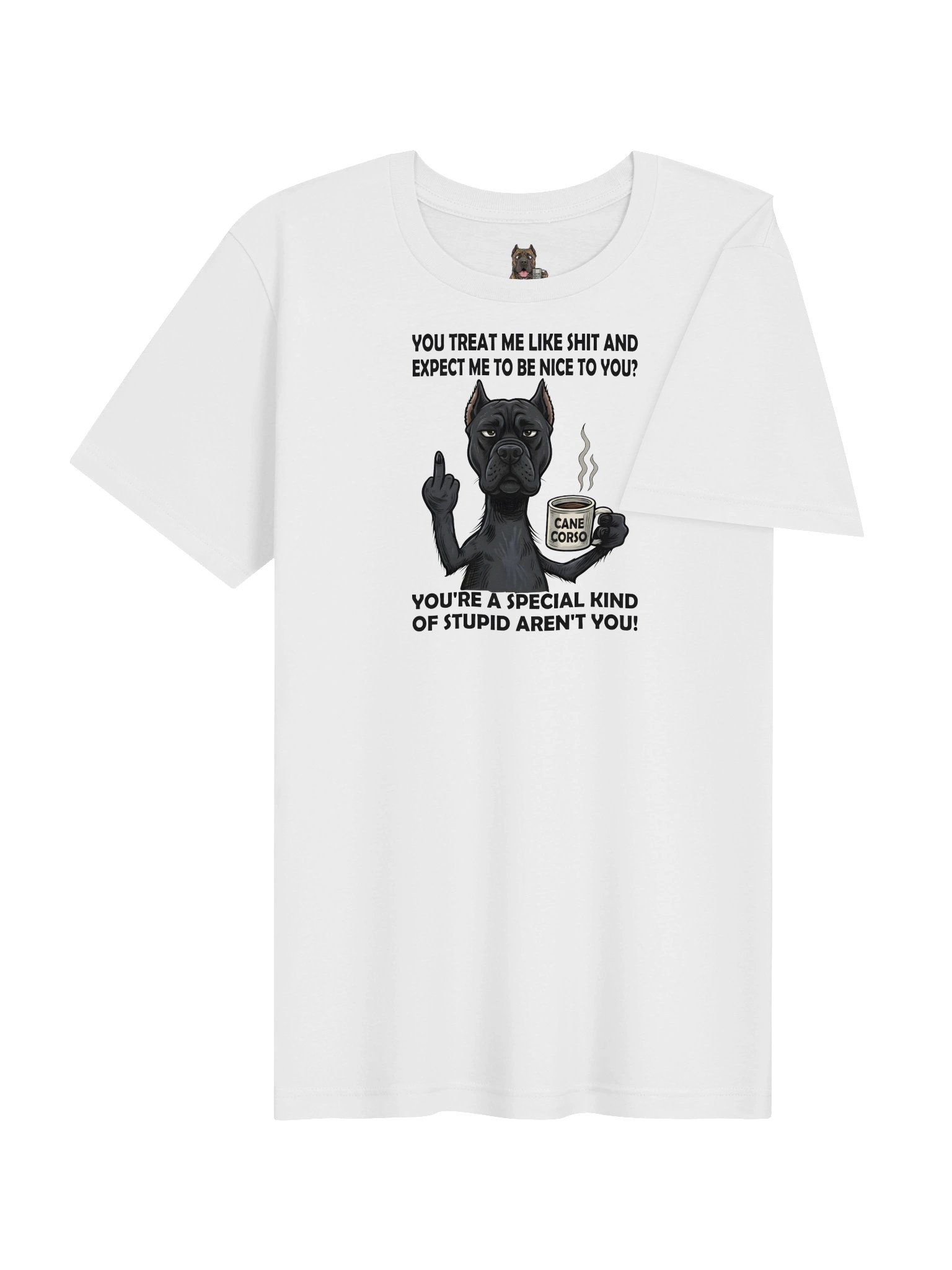 Cane Corso Shirt – Funny Sarcastic Dog Meme Graphic Tee product image (4)