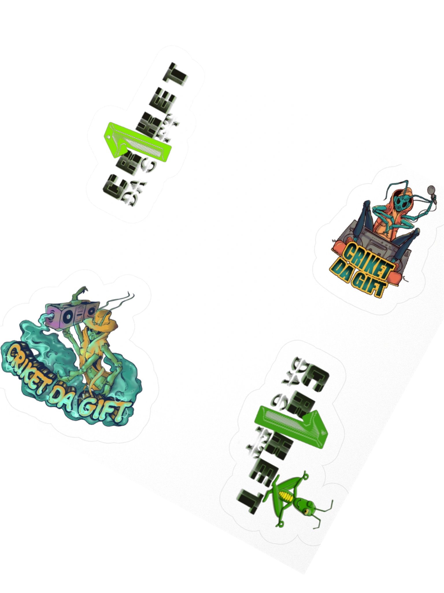 Criket Da Gift Kiss-Cut Sticker Pack product image (2)