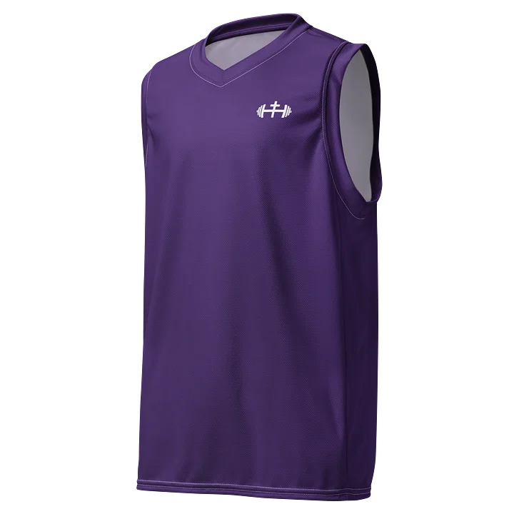 His House Performance V-Neck Muscle Tank - Purple product image (2)