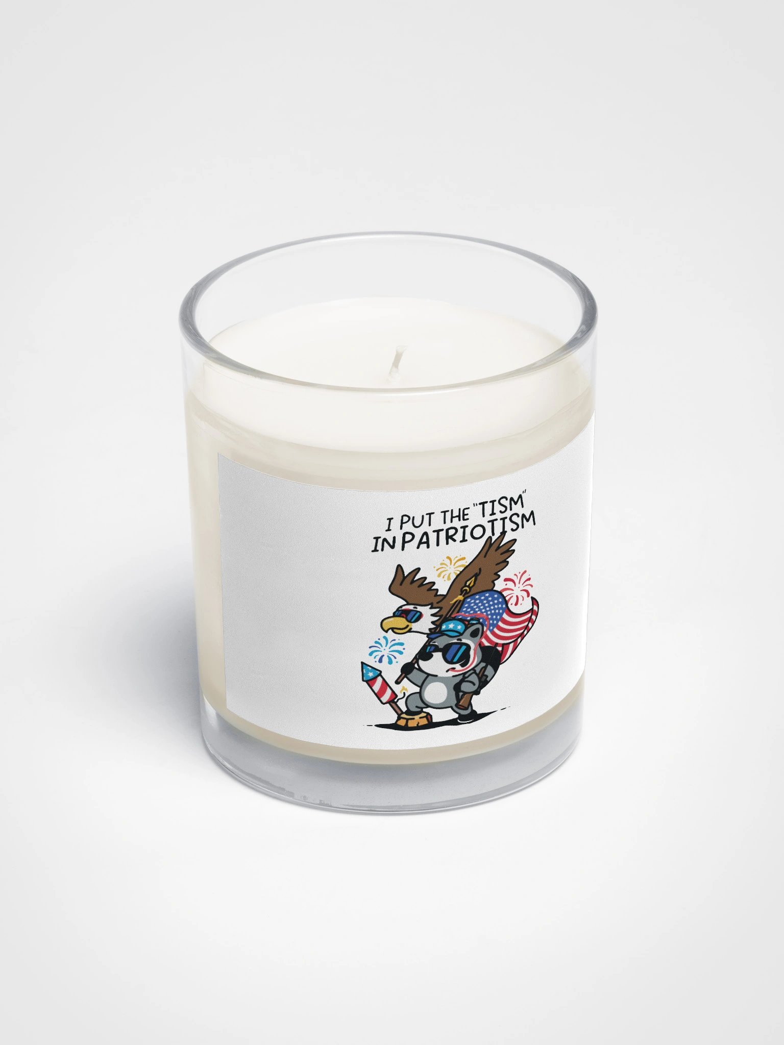 'Tism In Patriotism Candle product image (2)