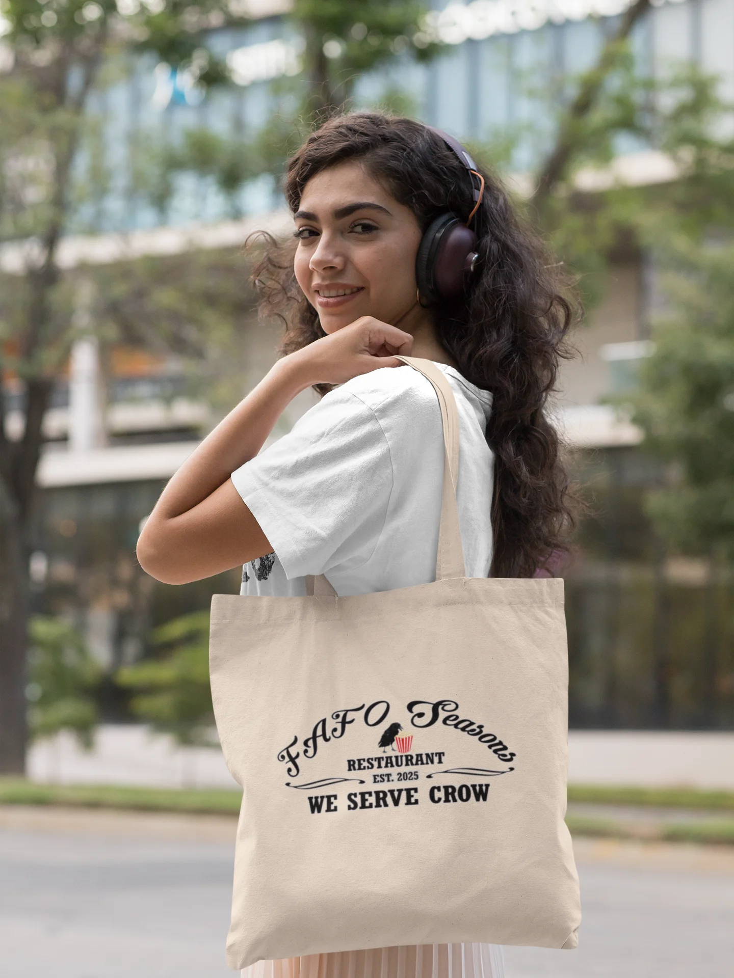 FAFO Seasons Restaurant Logo Tote Bag - Funny Political FAFO Canvas Bag product image (1)