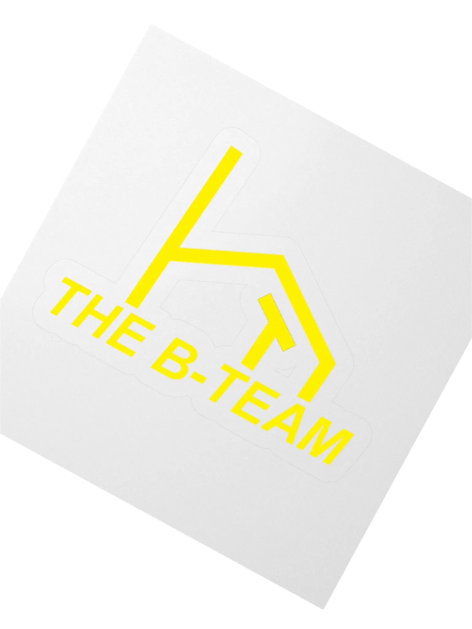 B-Team Yellow Logo Sticker product image (9)