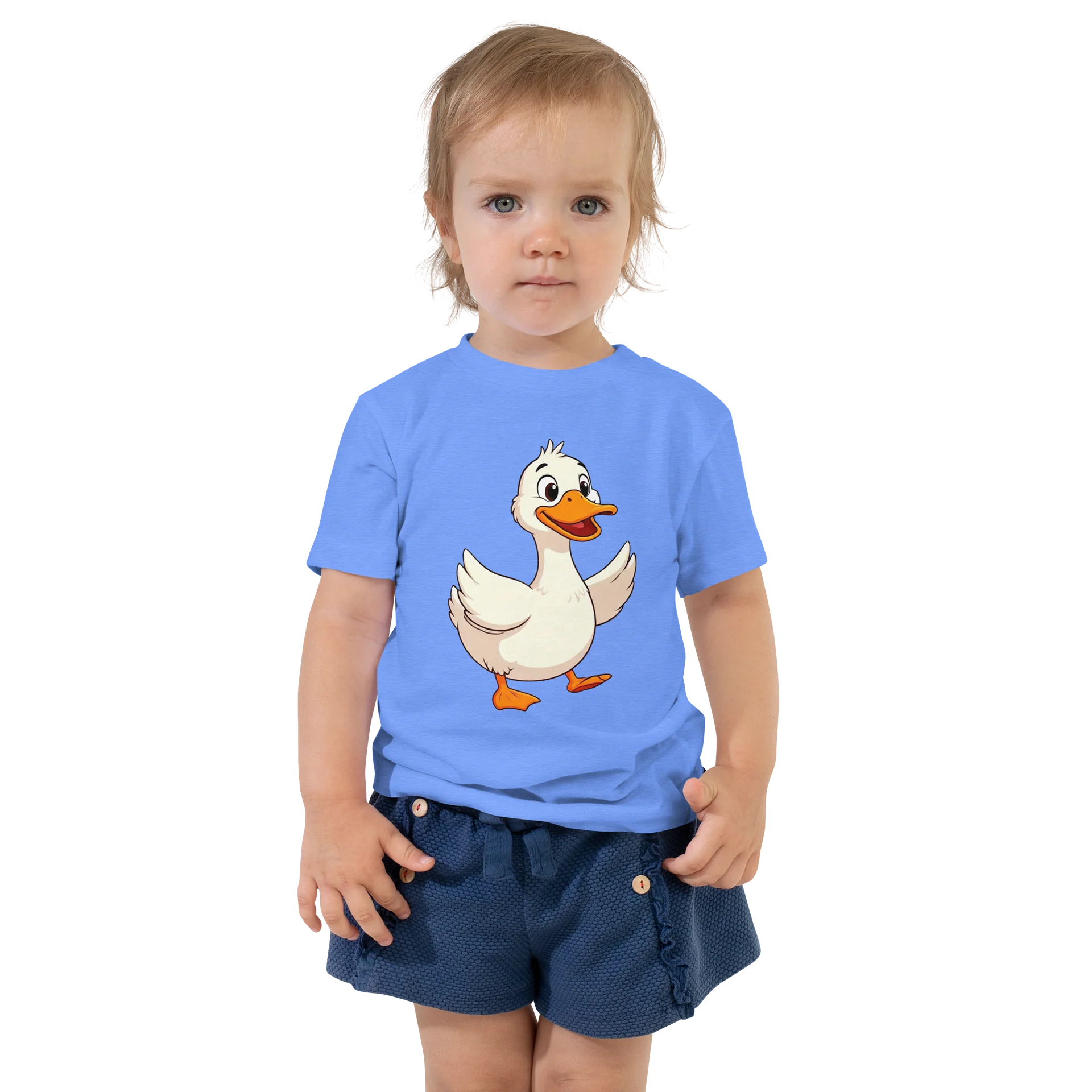 Smiling Cartoon Duck Toddler Tee product image (1)