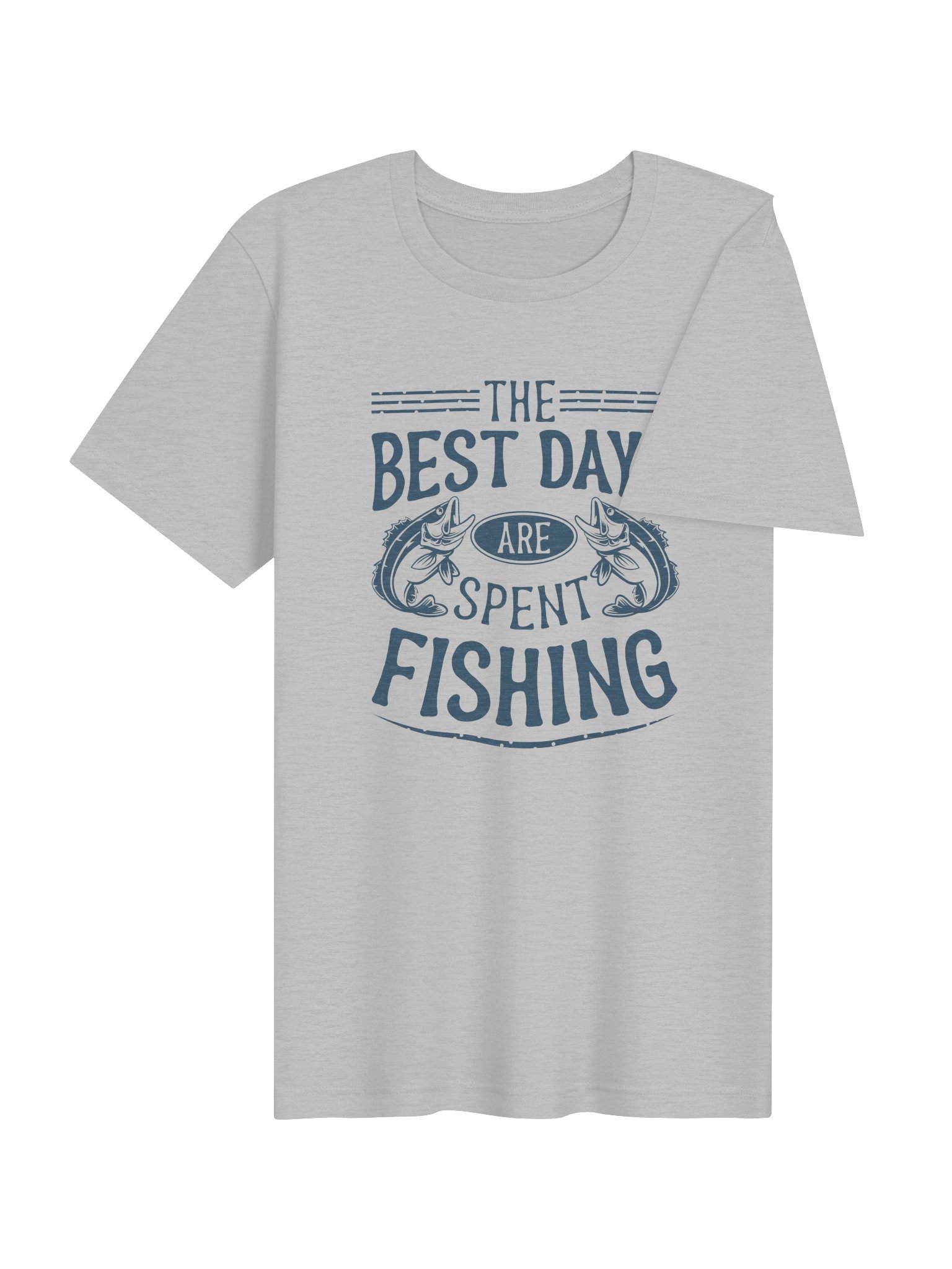 The Best Days Are Spent Fishing T-Shirt | Fisherman Gift Tee product image (15)