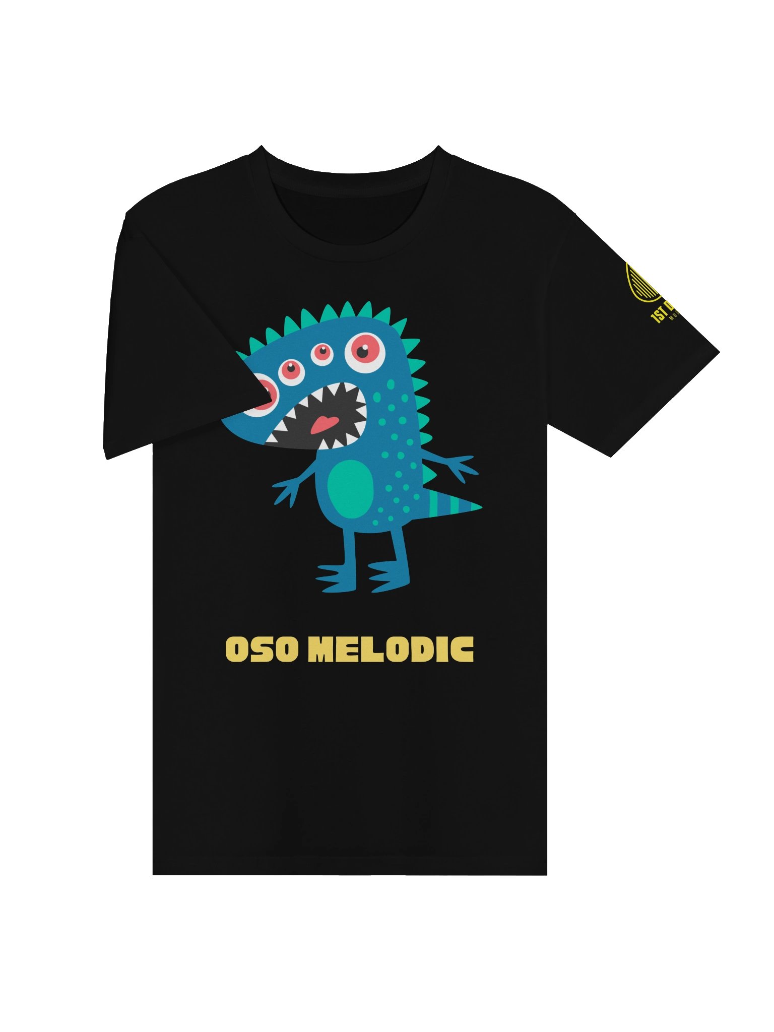 Oso Melodic Dino Monster Unisex T-shirt product image (3)