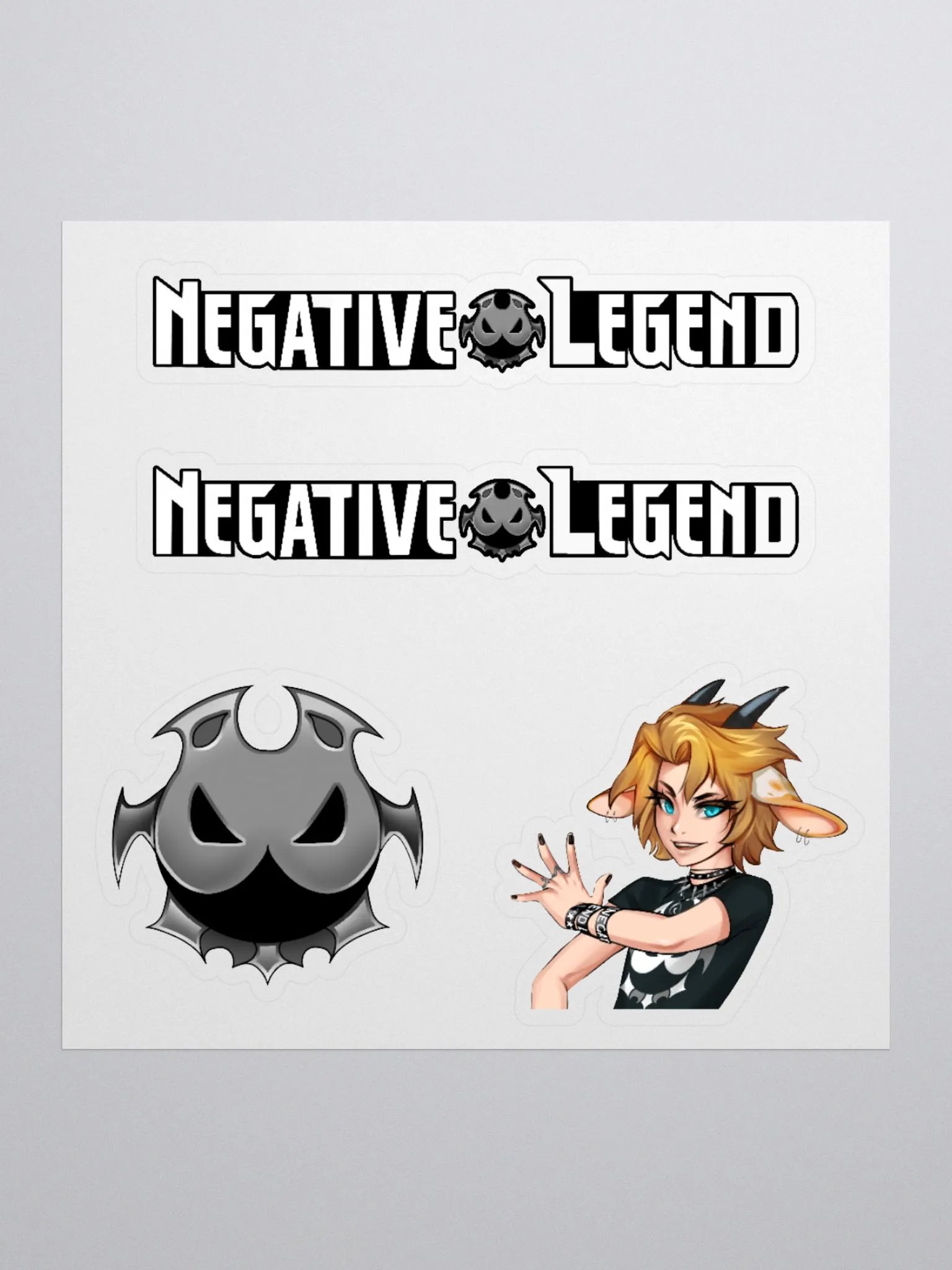 Negative Legend Sticker Sheet product image (3)